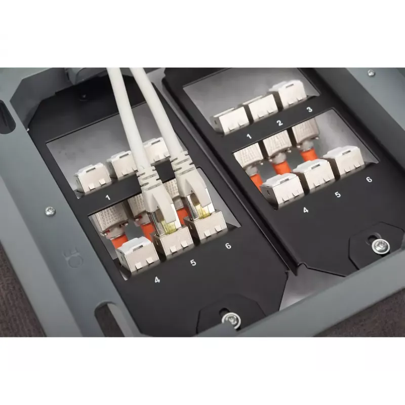 Frame set for Keystone Modules Digitus AN-25178