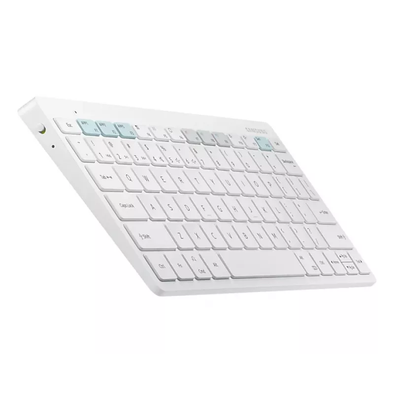 Samsung mobile device keyboard EJ-B3400BWGGDE White Bluetooth QWERTZ German battery AAA 280.4×127.4×15.4 mm