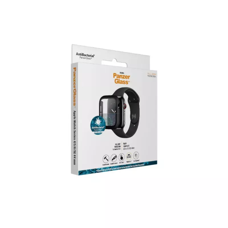 PanzerGlass ® Full body Case Black Apple Watch SE 3 | SE | 6 | 5 | 4 | 44mm