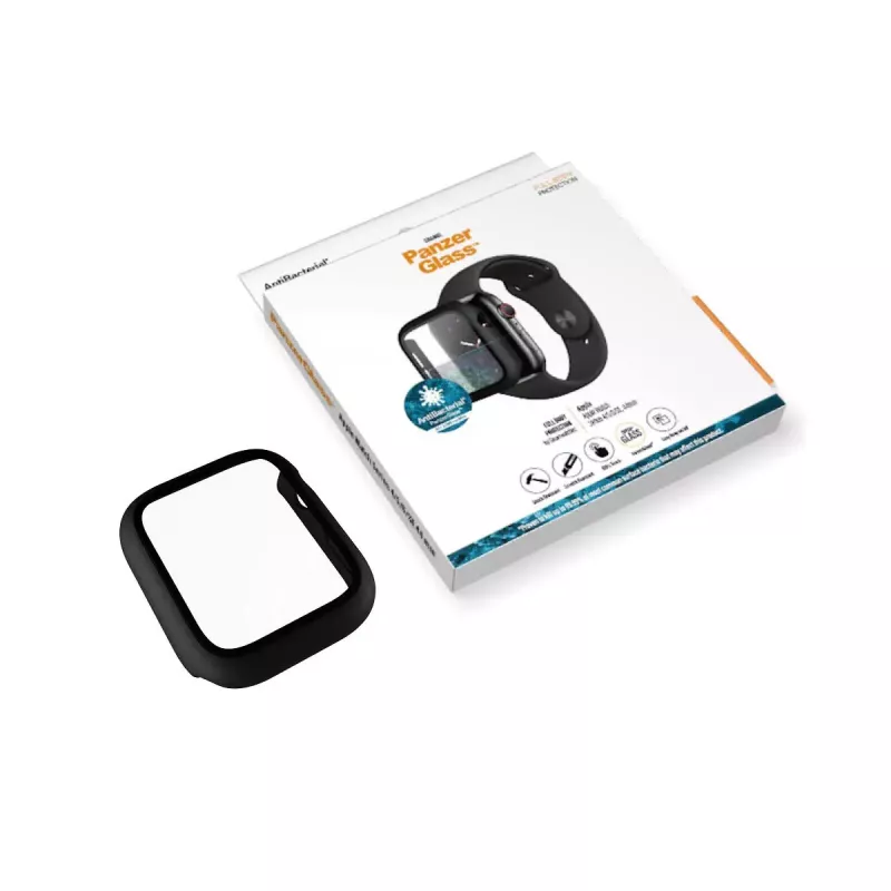 PanzerGlass ® Full body Case Black Apple Watch SE 3 | SE | 6 | 5 | 4 | 44mm