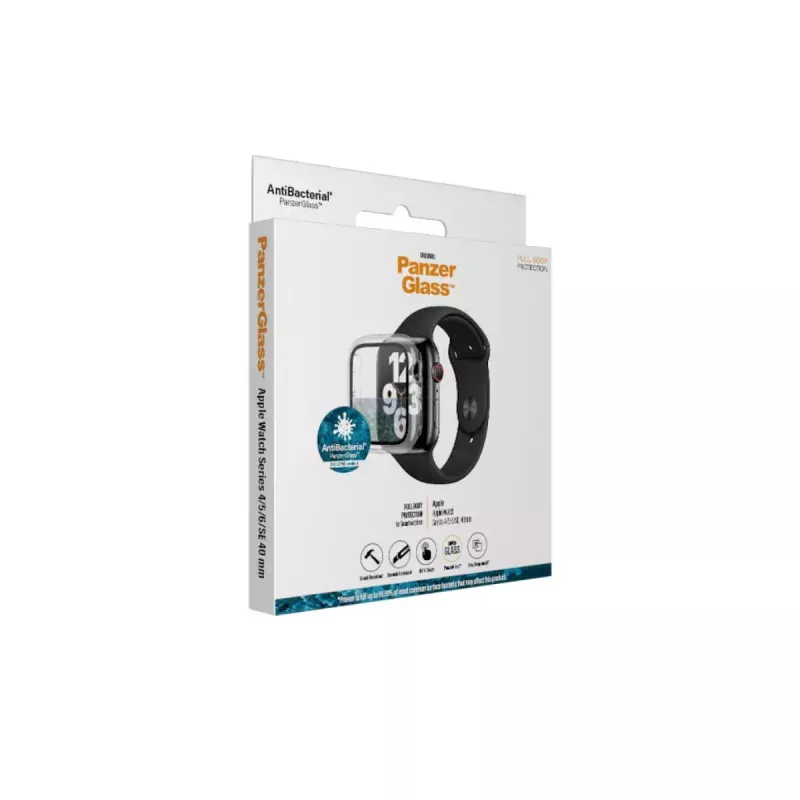 PanzerGlass ® Full body Case Transparent Apple Watch Series SE 3 | 6 | 5 | 4 | 40mm