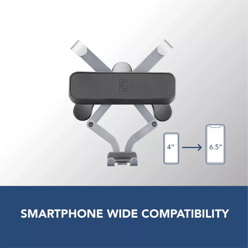 Cellularline Slide Fit - Universal In-car smartphone holder with easy insertion