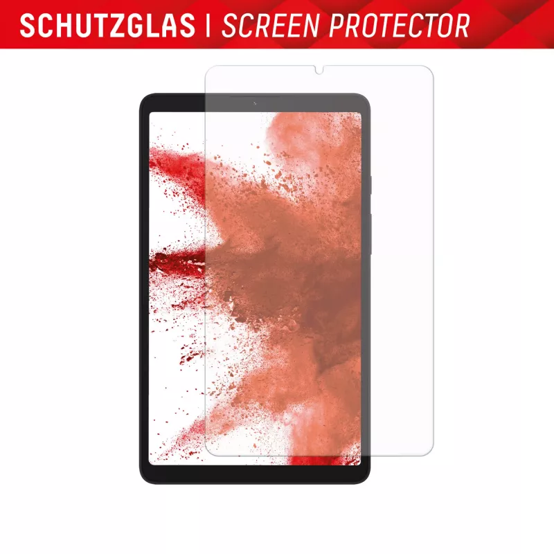 Displex Tablet Glass (9H) for Samsung Galaxy Tab A11/A9, Eco Mounting Frame, unbreakable