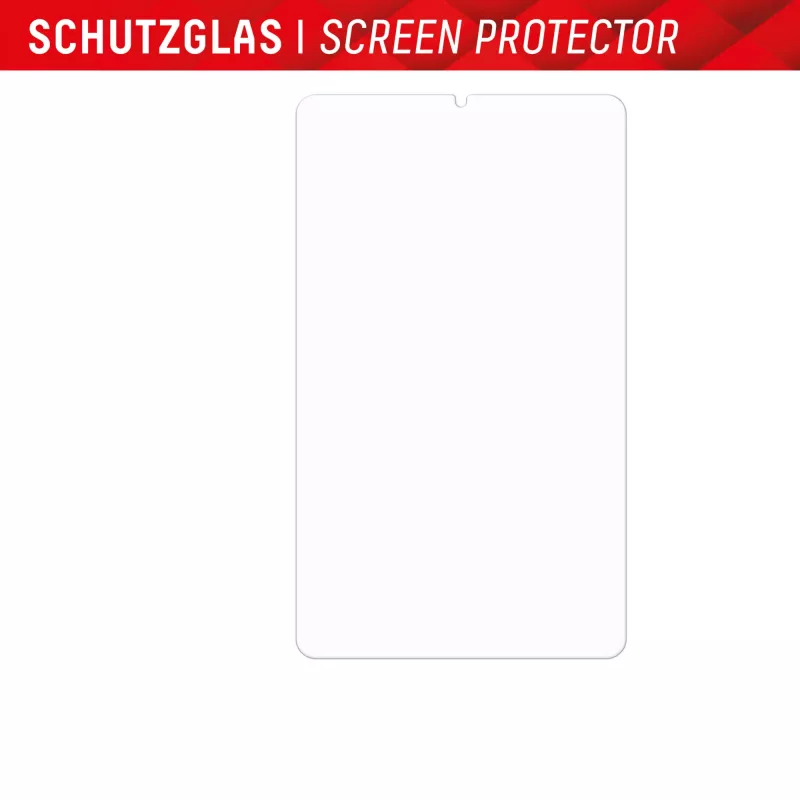 Displex Tablet Glass (9H) for Samsung Galaxy Tab A11/A9, Eco Mounting Frame, unbreakable