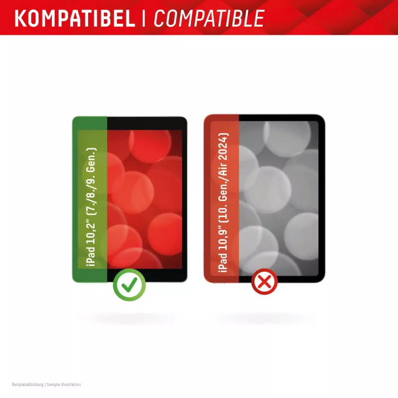 Displex TABLET PRIVACY SAFE removable 2-way privacy filter for iPad 10,2'' (7./8./9. Gen.)