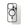 PanzerGlass ® HardCase Transparent w. Black MagSafe & Frame iPhone 16 Pro