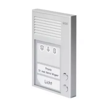 Auerswald TFS Dialog 212 Aluminium Wired Intercom IP22 Wall Mount