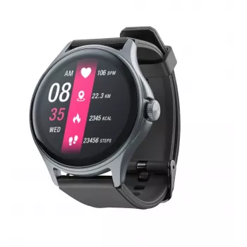 Cellularline ION PRO Round Bluetooth® smartwatch with app, 3.51 cm (1.38 inch), TFT, Touchscreen, 0.00064 GB, 98 g