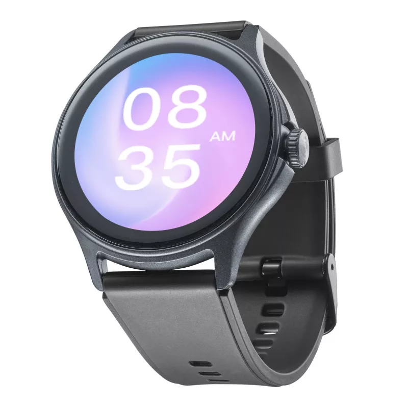 Cellularline ION PRO Round Bluetooth® smartwatch with app, 3.51 cm (1.38 inch), TFT, Touchscreen, 0.00064 GB, 98 g