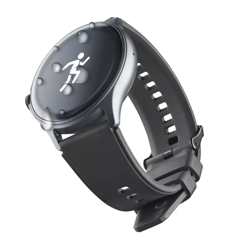 Cellularline ION PRO Round Bluetooth® smartwatch with app, 3.51 cm (1.38 inch), TFT, Touchscreen, 0.00064 GB, 98 g