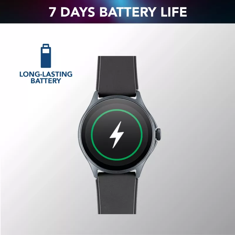 Cellularline ION PRO Round Bluetooth® smartwatch with app, 3.51 cm (1.38 inch), TFT, Touchscreen, 0.00064 GB, 98 g