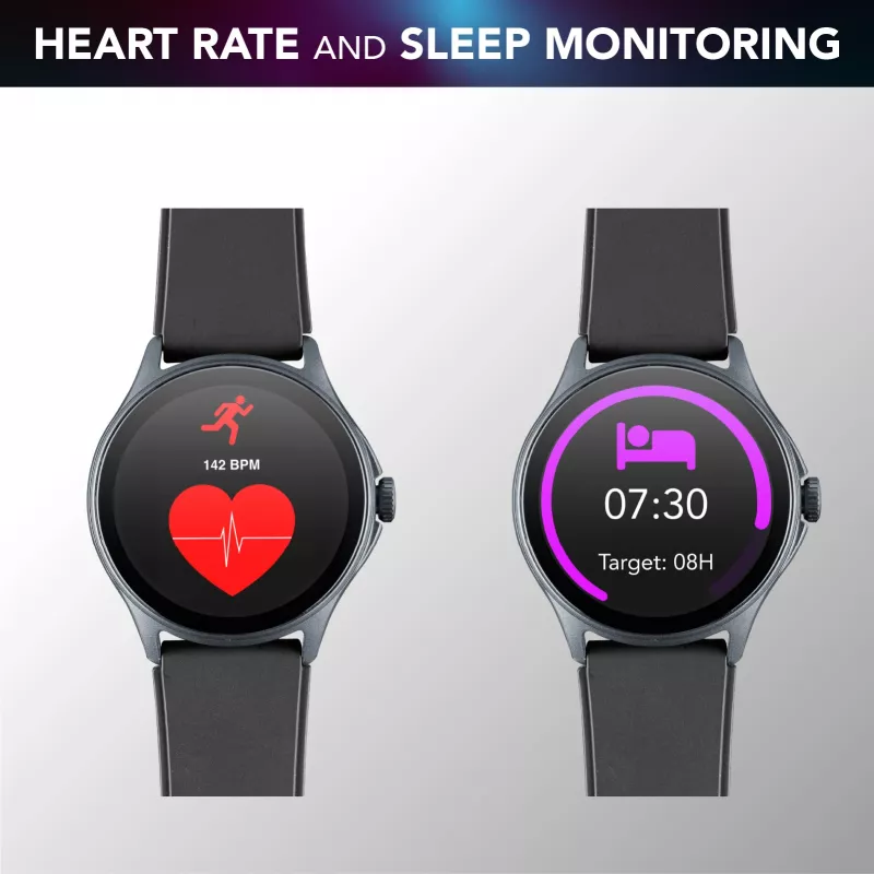 Cellularline ION PRO Round Bluetooth® smartwatch with app, 3.51 cm (1.38 inch), TFT, Touchscreen, 0.00064 GB, 98 g