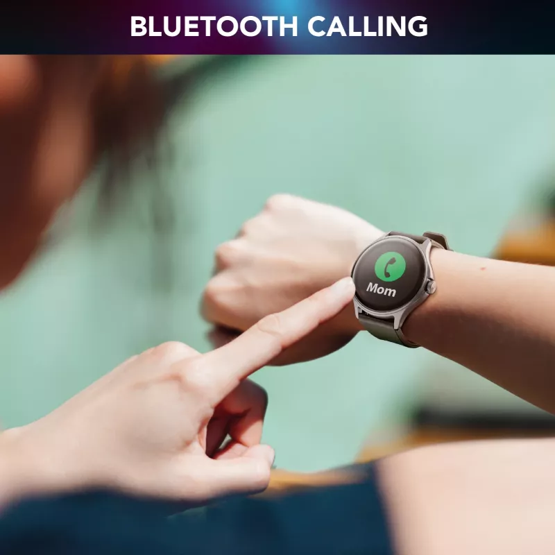 Cellularline ION PRO Round Bluetooth® smartwatch with app, 3.51 cm (1.38 inch), TFT, Touchscreen, 0.00064 GB, 98 g