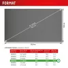 Displex PRIVACY SAFE removable 2-way privacy filter for Desktop Monitor 24'' (16:10)