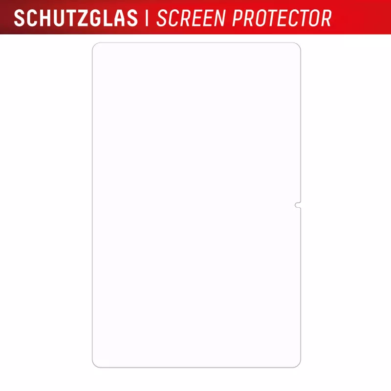 Displex Tablet Glass (9H) for Samsung Galaxy Tab S10 FE+, Eco Mounting Frame, unbreakable