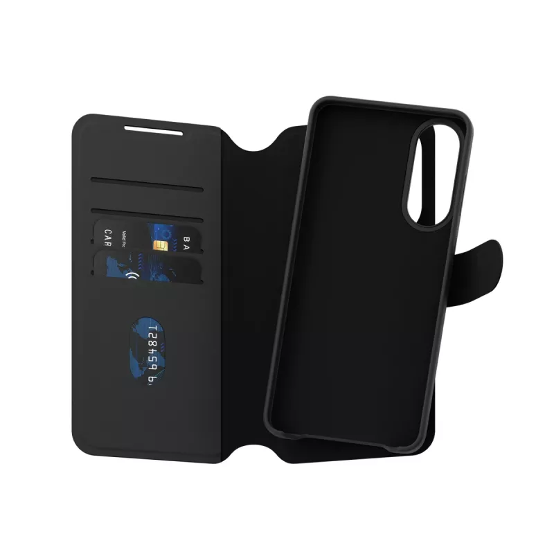 PanzerGlass CARE™ by ® Tango 2-in-1 Wallet Case w. Qi-Compatible Samsung S25 Edge