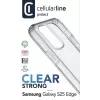 Cellularline Clear Strong - Galaxy S25 Edge Hard case with rubber edges