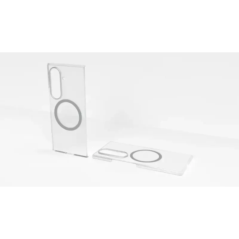 Clear Case Cover Samsung Galaxy Z Fold7 Transparent Monochromatic