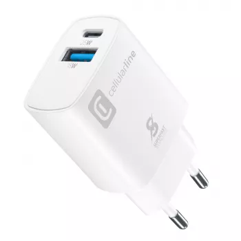 Cellularline Smartphone Universal White AC Indoor
