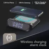 Tech Pop Digital alarm clock Black