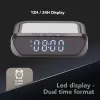 Tech Pop Digital alarm clock Black