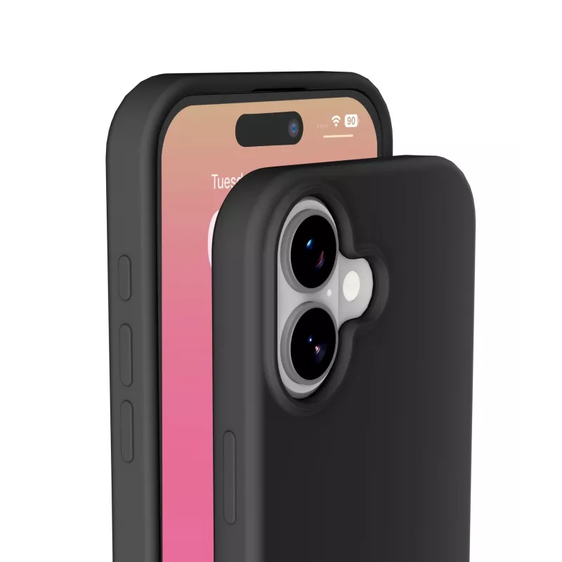 Cellularline Sensation - iPhone 17 Ultra-soft silicone case with soft-touch finish, perfect to protect every detail of your iPhone 17 with elegance and comfort.