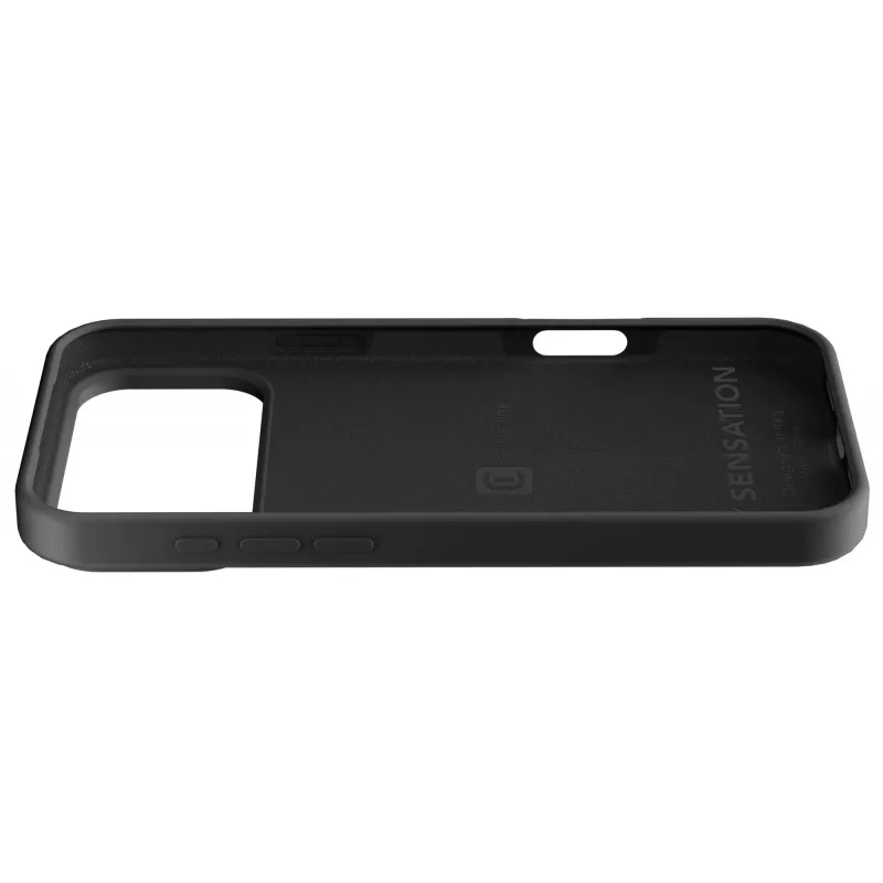 Cellularline Sensation - iPhone 17 Pro Ultra-soft silicone case with soft-touch finish, perfect to protect every detail of your iPhone 17 Pro with elegance and comfort.