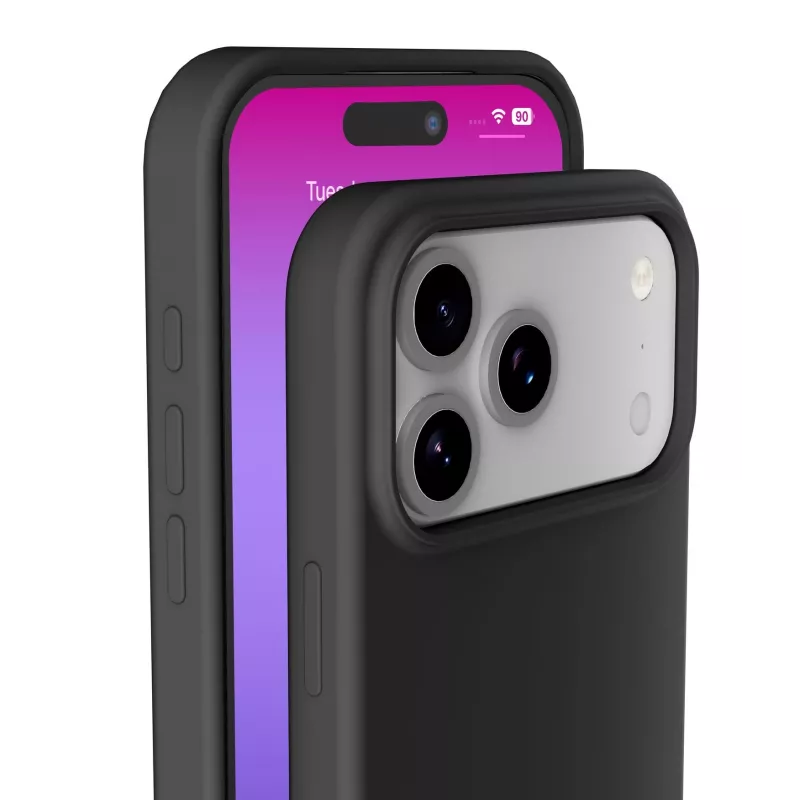 Cellularline Sensation - iPhone 17 Pro Ultra-soft silicone case with soft-touch finish, perfect to protect every detail of your iPhone 17 Pro with elegance and comfort.