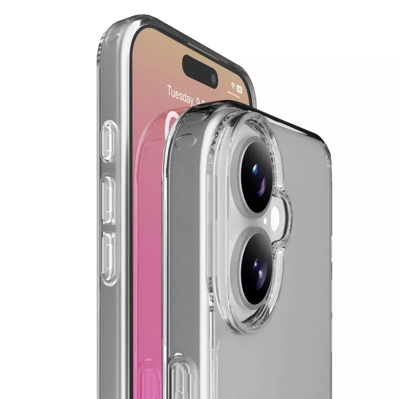 Cellularline Clear Protect - iPhone 17 Hard case with rubber edges