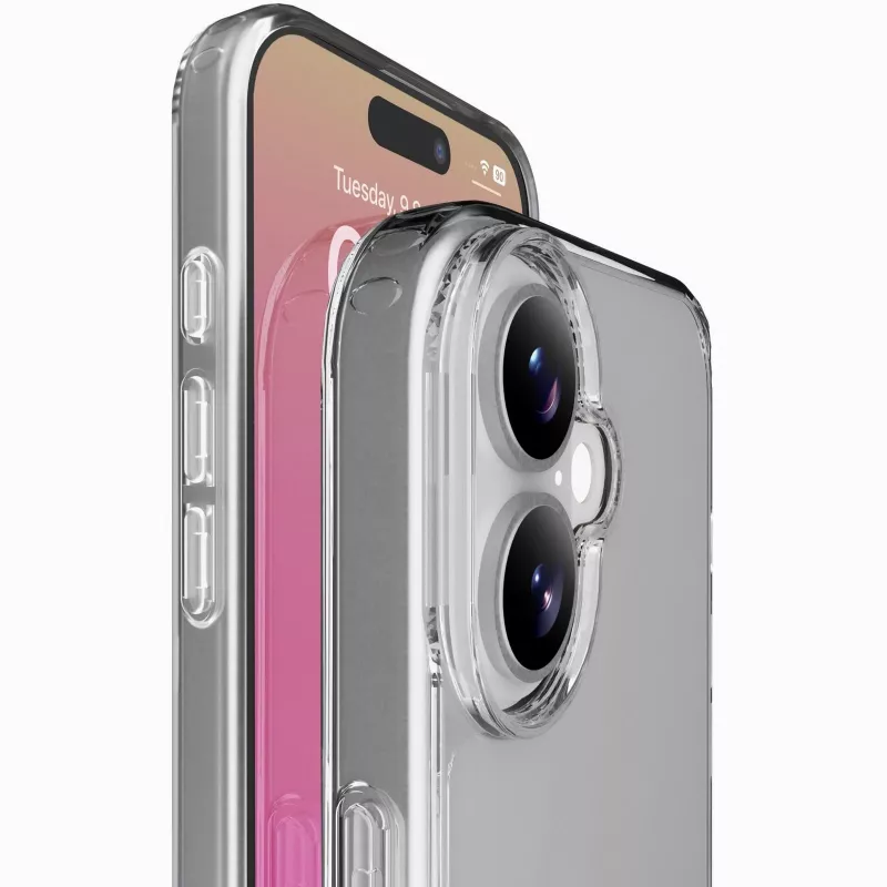 Cellularline Clear Protect - iPhone 17 Hard case with rubber edges