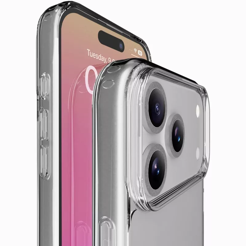 Cellularline Clear Protect - iPhone 17 Pro Hard case with rubber edges