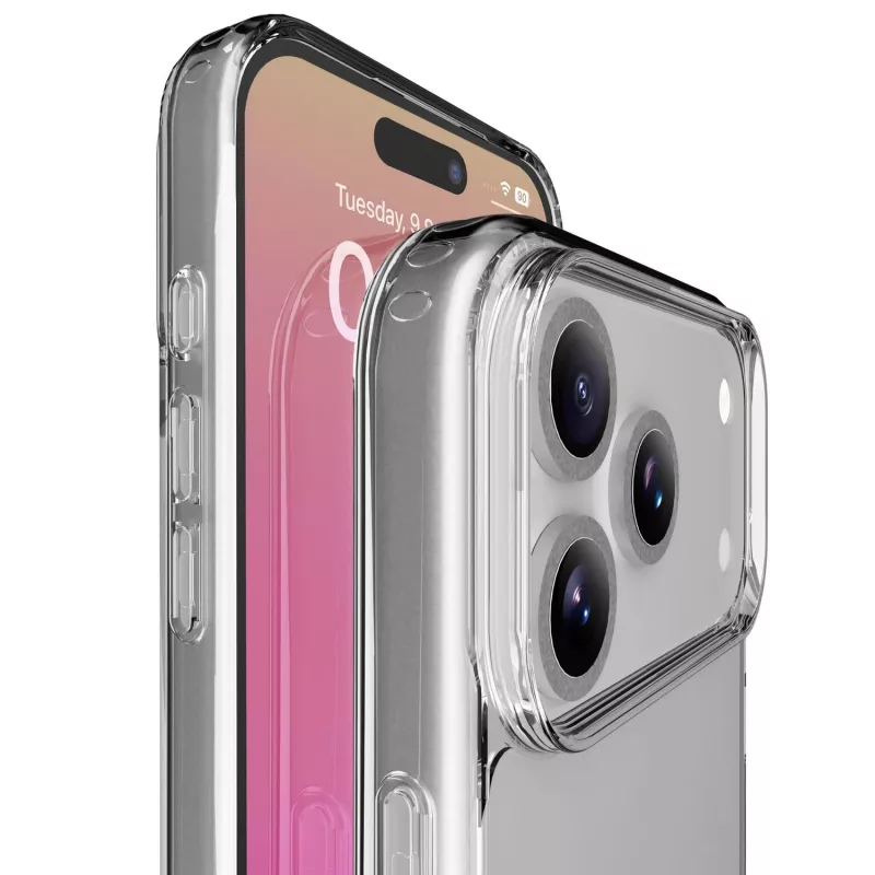 Cellularline Clear Protect - iPhone 17 Pro Max Hard case with rubber edges