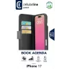 Cellularline Book Agenda - iPhone 17 Leather-effect book case with magnetic closure