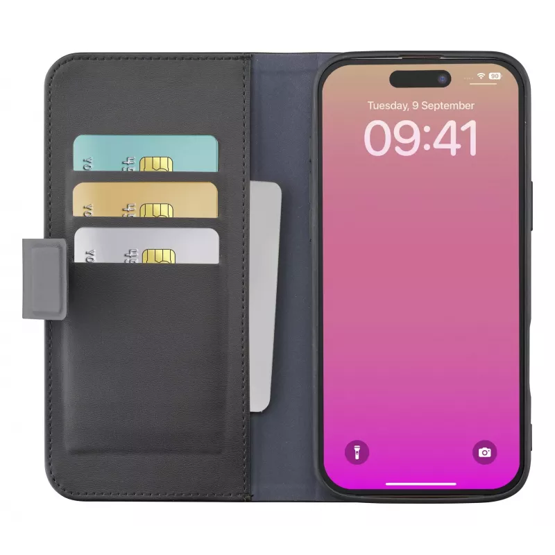 Cellularline Book Agenda - iPhone 17 Leather-effect book case with magnetic closure