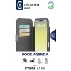 Cellularline Book Agenda - iPhone Air Leather-effect book case with magnetic closure