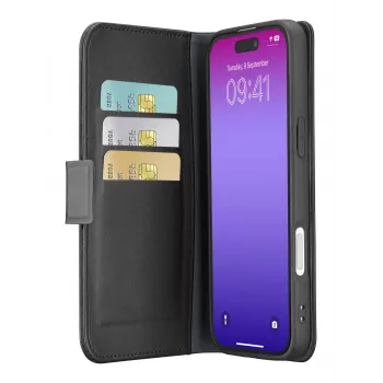 Cellularline Book Agenda - iPhone 17 Pro Leather-effect book case with magnetic closure