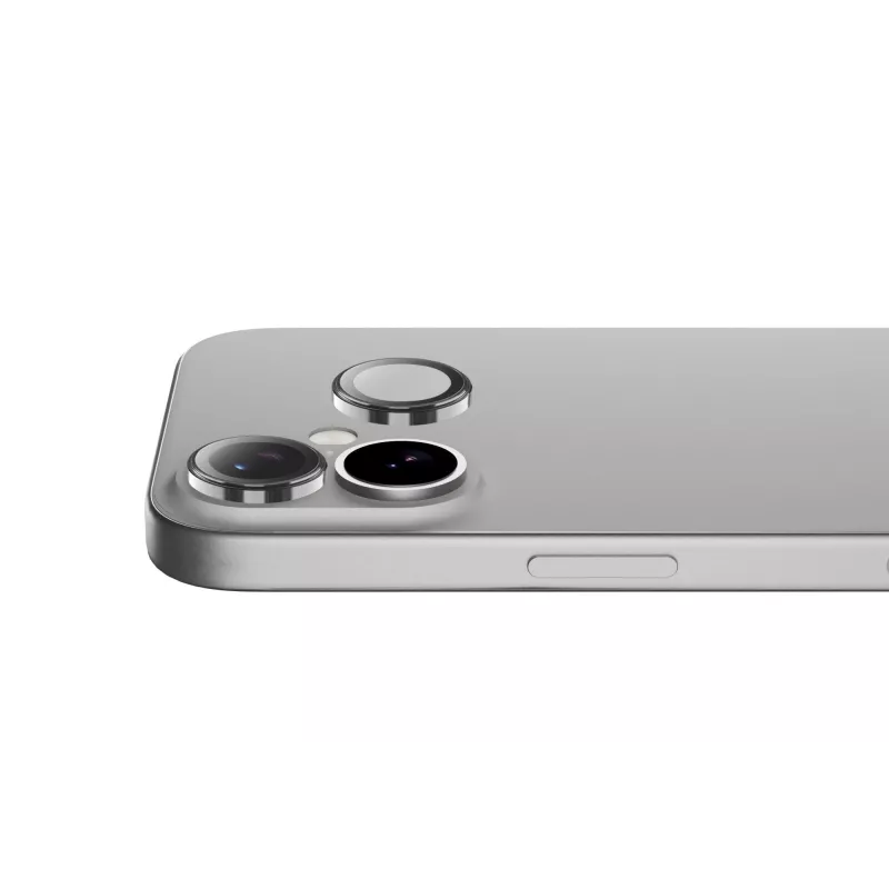 Cellularline Camera Lens Ring - iPhone 17 Tempered glass for camera protection