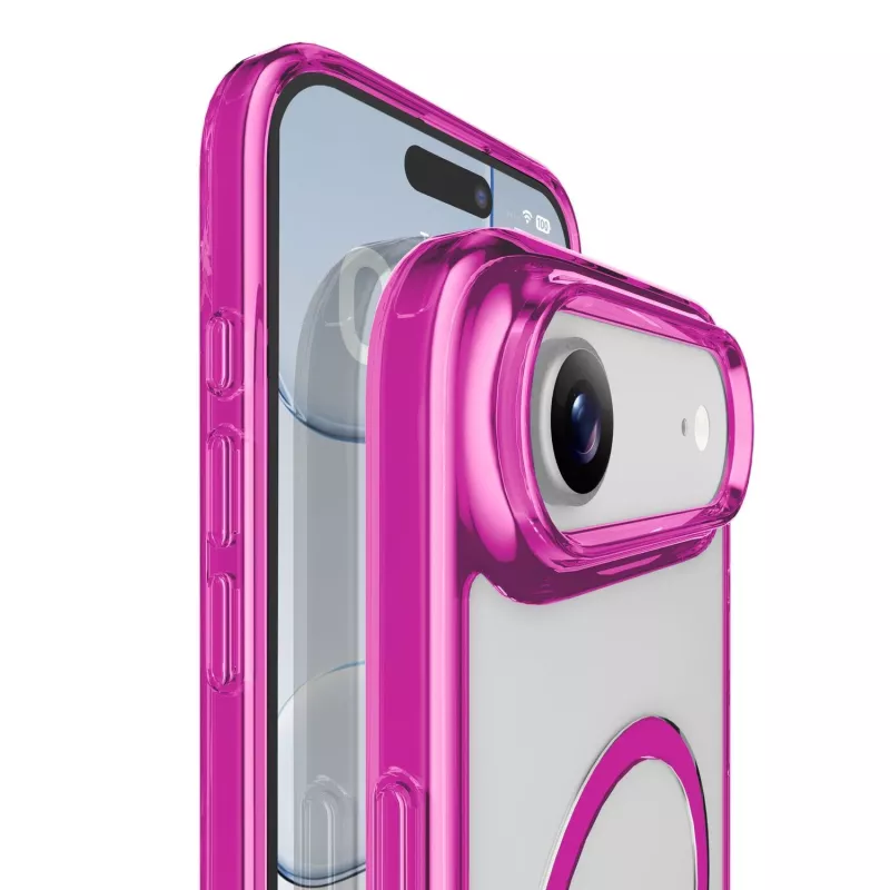 Cellularline Iconic Mag - iPhone Air Transparent case with colored edges compatible with Magsafe ecosystem
