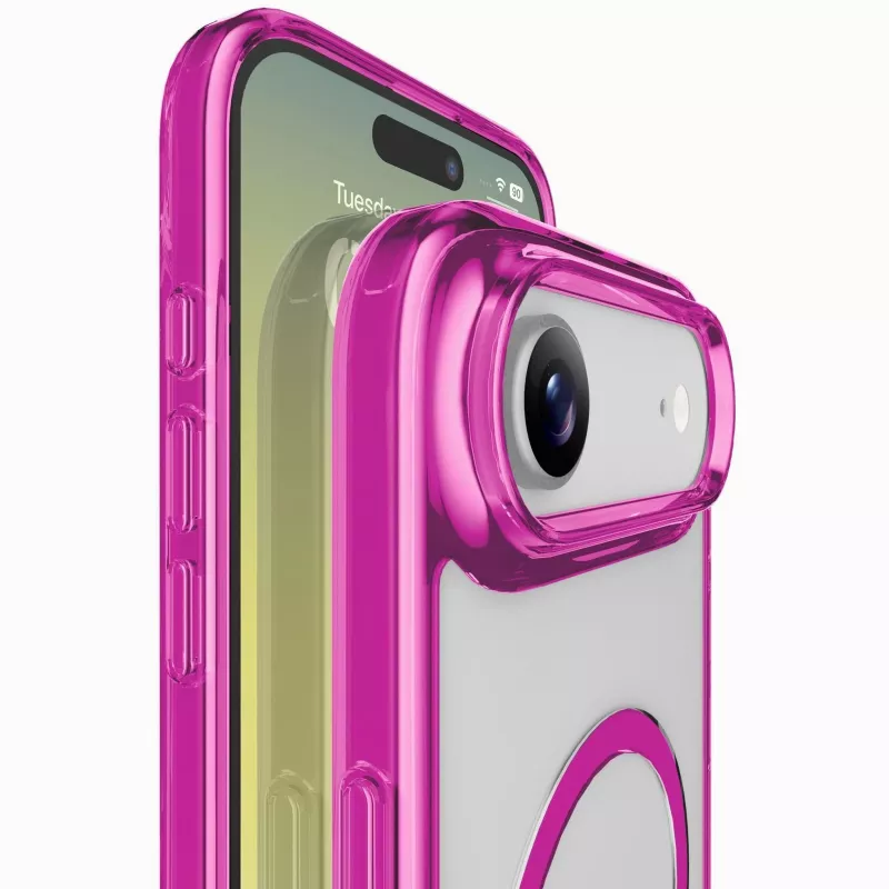 Cellularline Iconic Mag - iPhone Air Transparent case with colored edges compatible with Magsafe ecosystem