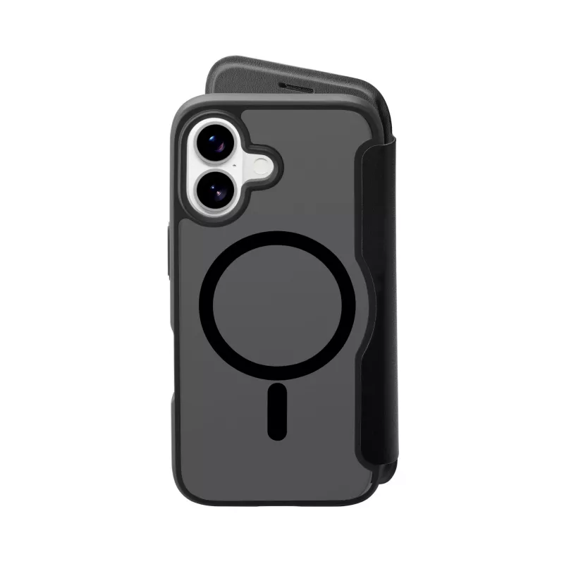 Cellularline Daily Mag - iPhone 17 Book cover with semi-transparent hard back compatible with Magsafe® ecosystem