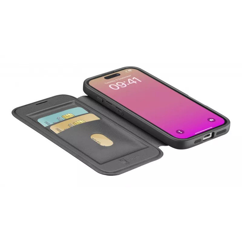 Cellularline Daily Mag - iPhone 17 Book cover with semi-transparent hard back compatible with Magsafe® ecosystem