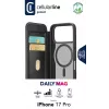 Cellularline Daily Mag - iPhone 17 Pro Book cover with semi-transparent hard back compatible with Magsafe® ecosystem