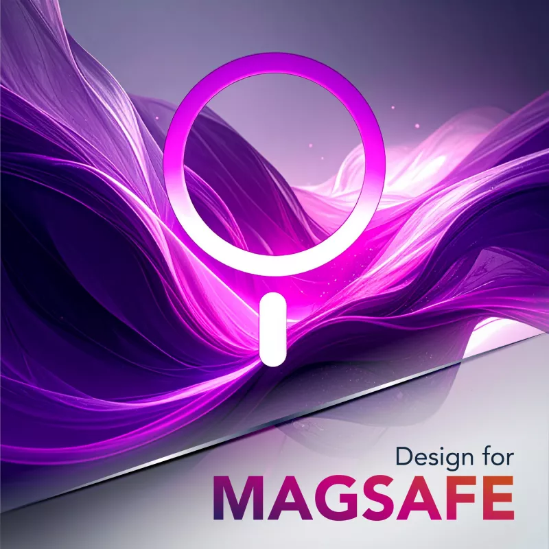 Cellularline Daily Mag - iPhone 17 Pro Book cover with semi-transparent hard back compatible with Magsafe® ecosystem