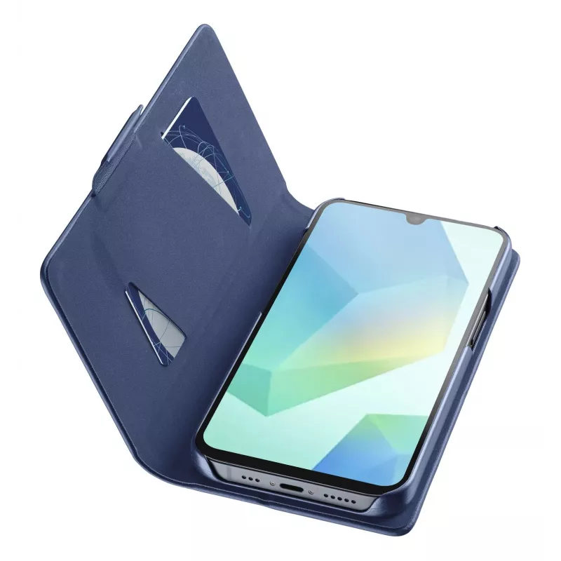 Cellularline Book - Galaxy A17 Book-style case, Folio, Samsung, Galaxy A17, 17 cm (6.7 inch), Blue