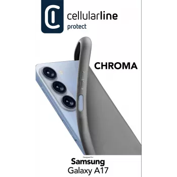 Cellularline Chroma - Galaxy A17 Colourful soft rubber case, Cover, Samsung, Galaxy A17, 17 cm (6.7 inch), Black