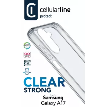 Cellularline Clear Strong - Galaxy A17 Hard case with rubber edges