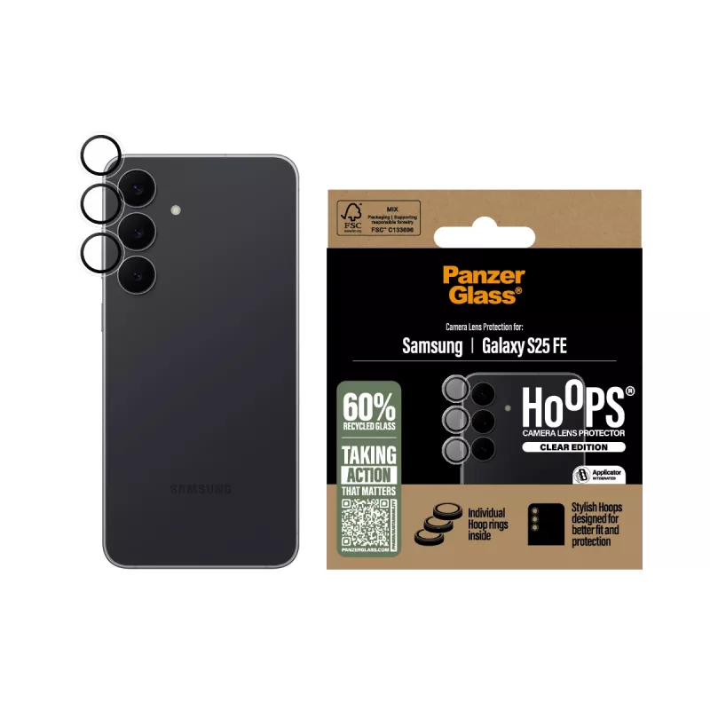 Camera Lens Protector PanzerGlass Samsung Galaxy S25 FE 5G Scratch Shock Resistant