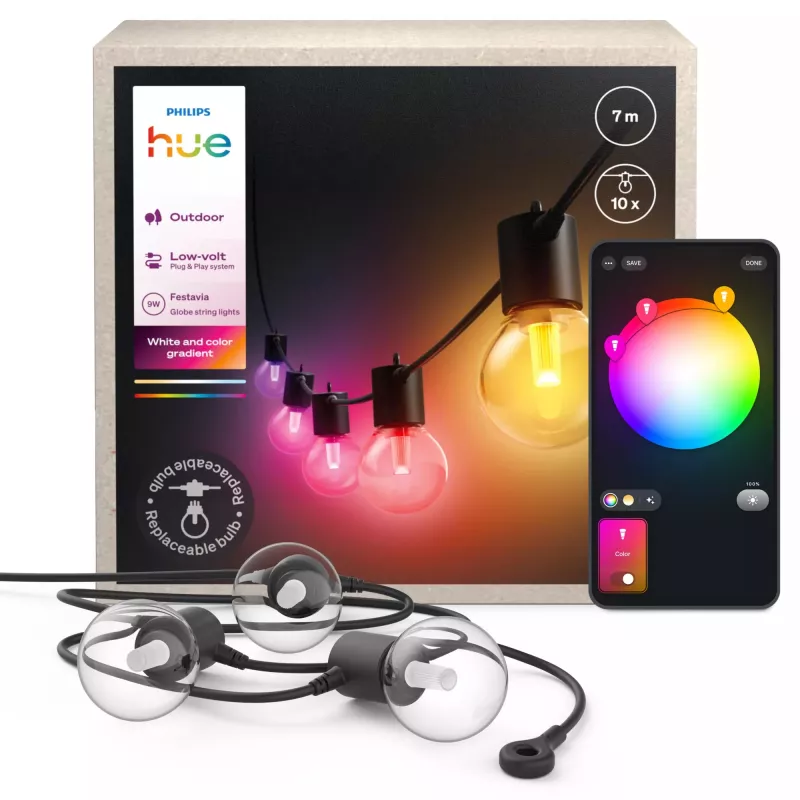 Philips Hue White and colour ambience smart lighting Smart string light Bluetooth/Zigbee 8.6 W