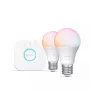 Philips Hue White and colour ambience Essential starter kit: 2 E27 smart bulbs (806 lm)