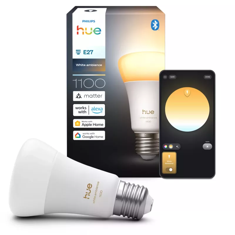 Philips Hue White ambience A60 – E27 smart bulb – 1100